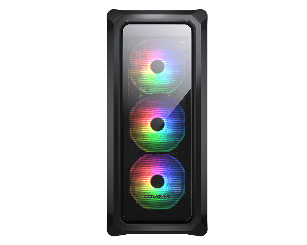 Gabinete Cougar Archon 2 RGB / Negro / ARGB / Mid Tower Case / Cristal Templado / 3 Ventiladores / 385CC50.0003 - Image 2