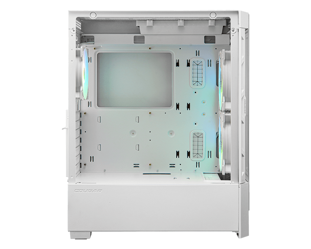 Gabinete Cougar AIRFACE RGB con Ventana / Midi-Tower / Mini-ITX, Micro-ATX, ATX, CEB / USB 3.0, 2.0 / sin Fuente / 3 Ventiladores ARGB Instalados / Blanco - Image 4
