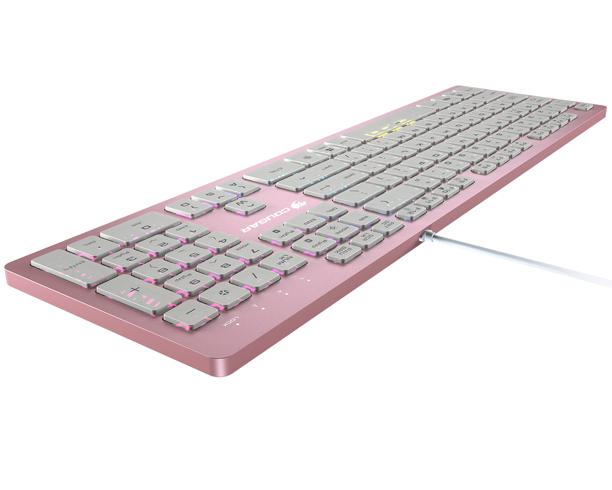Teclado Gamer Cougar Vantar AX RGB / Switch Tijera / Alámbrico / Rosa - Image 4