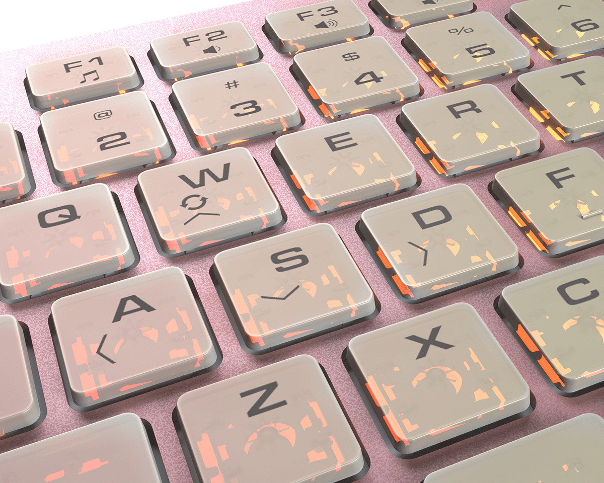 Teclado Gamer Cougar Vantar AX RGB / Switch Tijera / Alámbrico / Rosa - Image 6