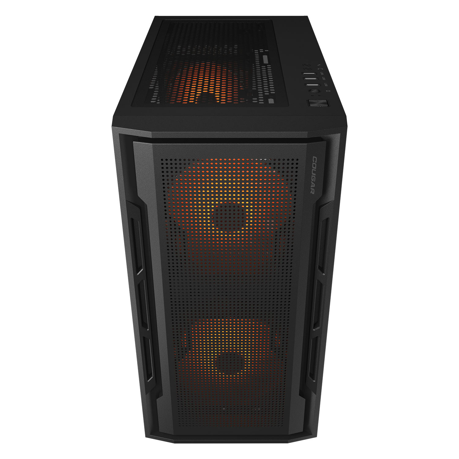 Gabinete Cougar Uniface Mini RGB / Mini-Tower / Micro-ATX/Mini-ITX / USB 2.0/3.0 / 3 Ventiladores Instalados / Negro - Image 2