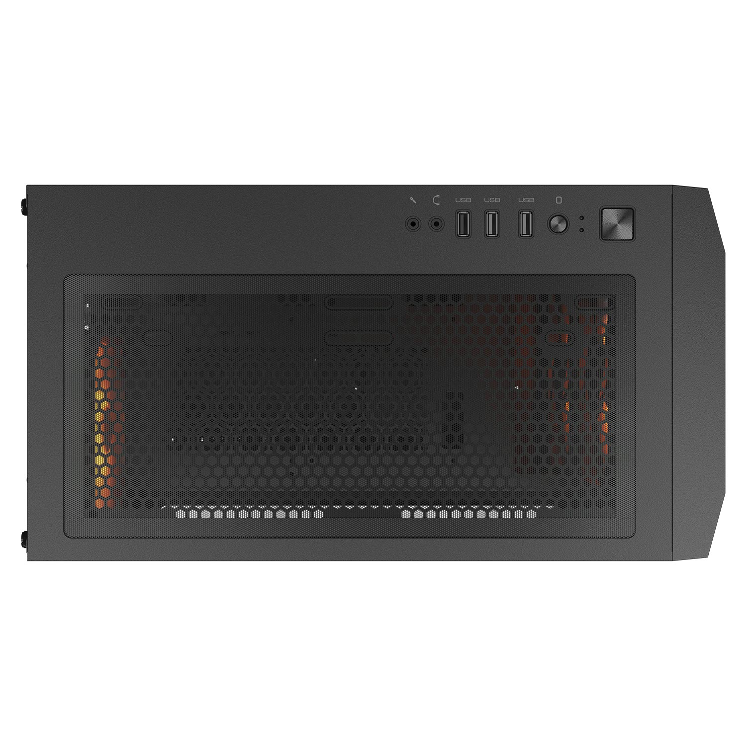 Gabinete Cougar Uniface Mini RGB / Mini-Tower / Micro-ATX/Mini-ITX / USB 2.0/3.0 / 3 Ventiladores Instalados / Negro - Image 4