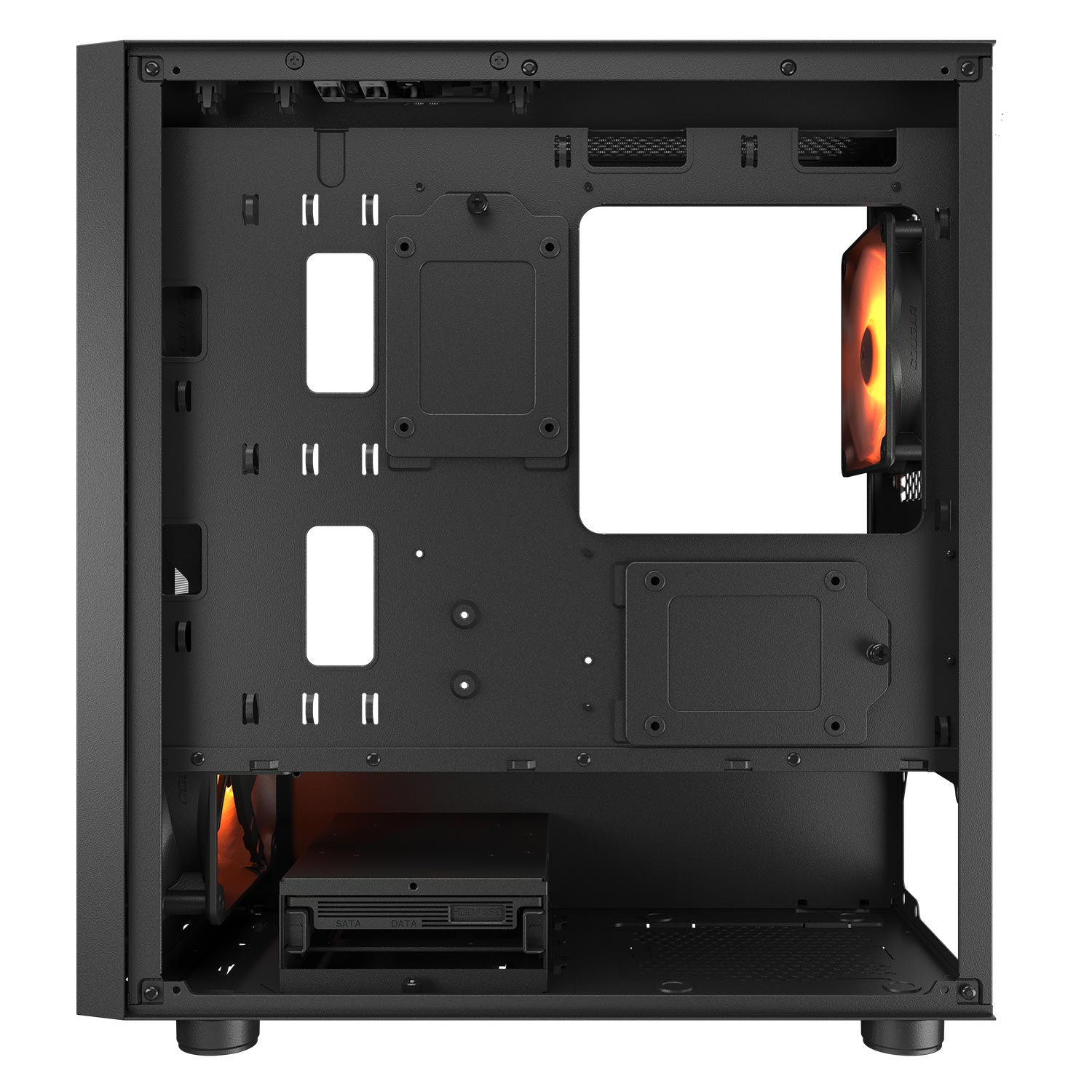 Gabinete Cougar Uniface Mini RGB / Mini-Tower / Micro-ATX/Mini-ITX / USB 2.0/3.0 / 3 Ventiladores Instalados / Negro - Image 7