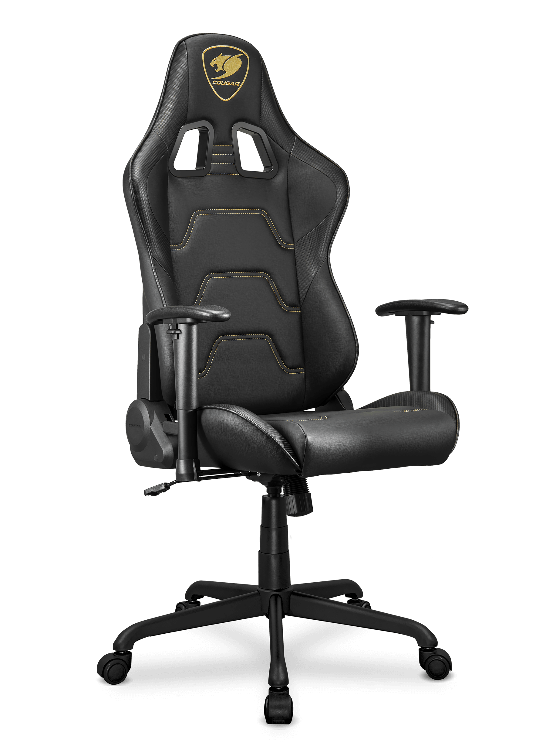Silla Gamer Cougar Armor Elite Royal / Hasta 120 kg / Negro y Dorado - Image 2