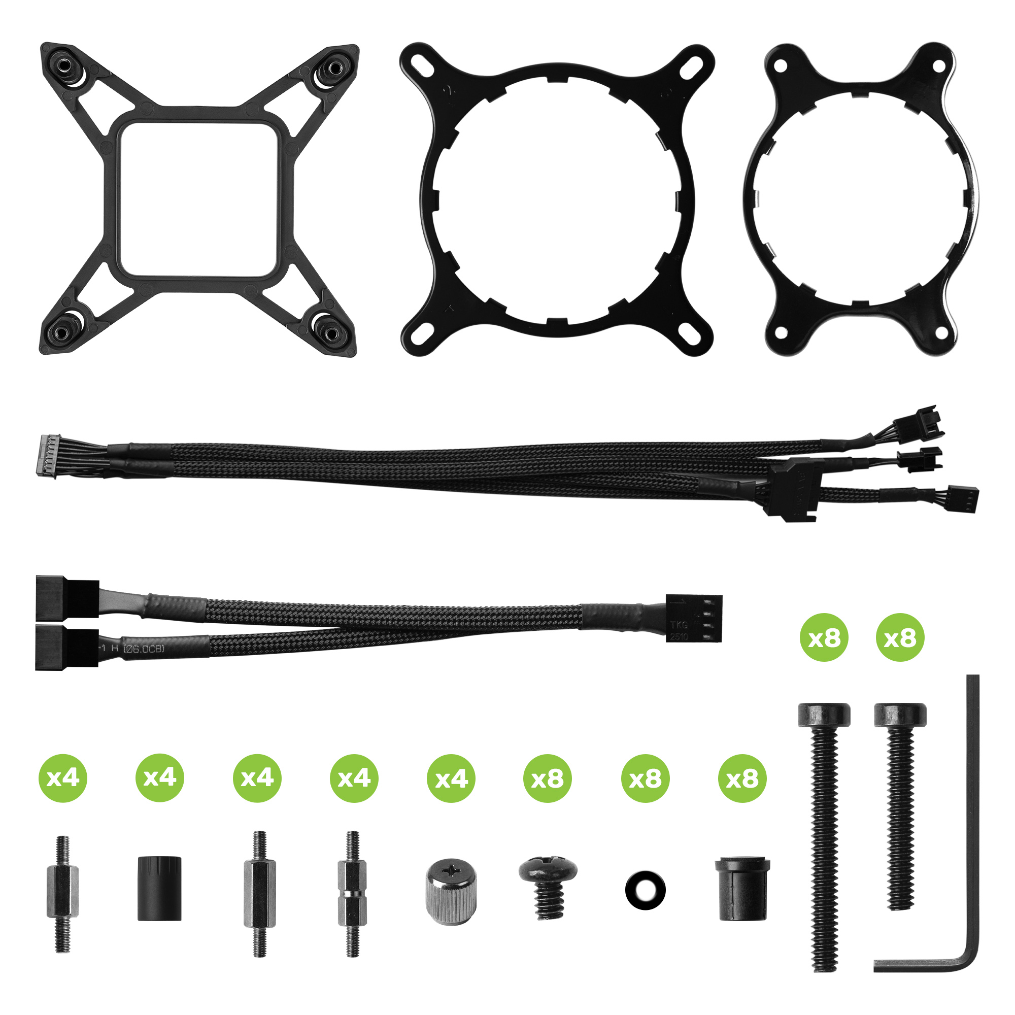 Enfriamiento Liquido EVGA CLCX 240CM ARGB LED/ 2X120MM / 2580RPM / Negro - 400-HY-CX24-V1 - Image 6