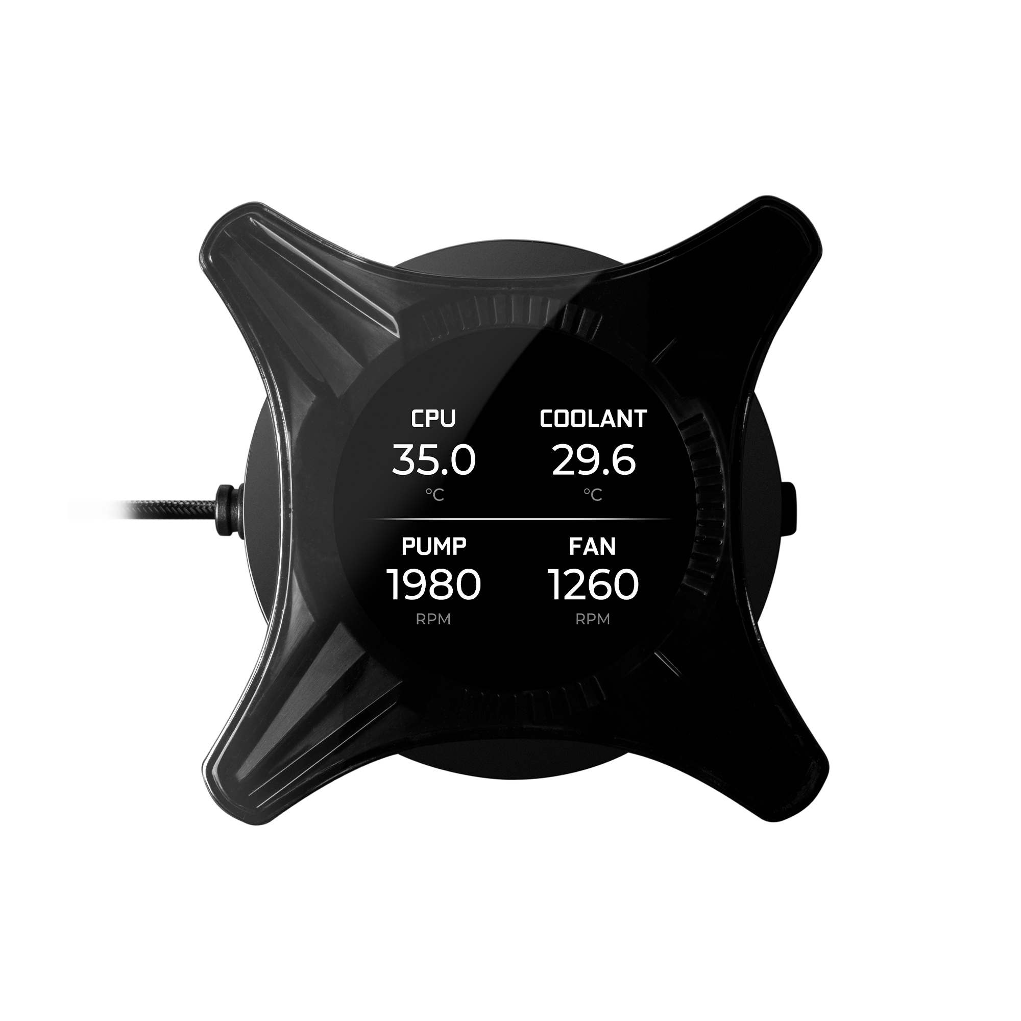 Enfriamiento Liquido EVGA CLCX 240CM ARGB LED/ 2X120MM / 2580RPM / Negro - 400-HY-CX24-V1 - Image 4