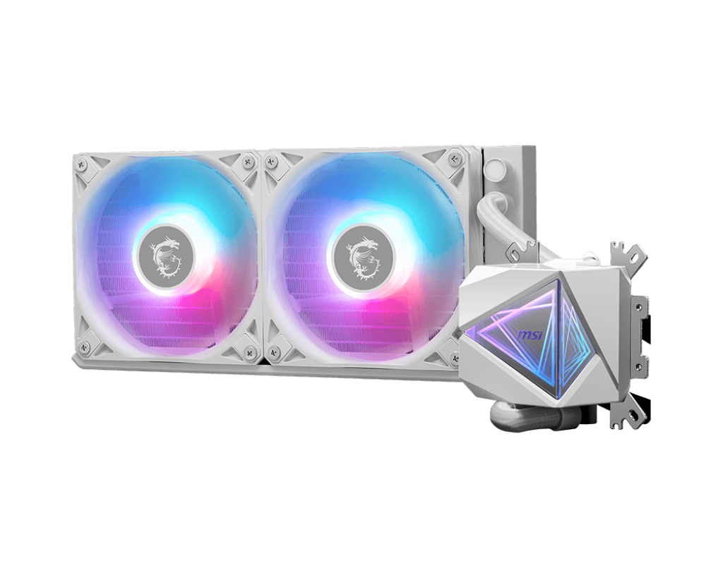 Enfriamiento Liquido MSI MAG CORELIQUID I240 ARGB PWM 3400RPM LGA 1700 AM5 Blanco - Image 3