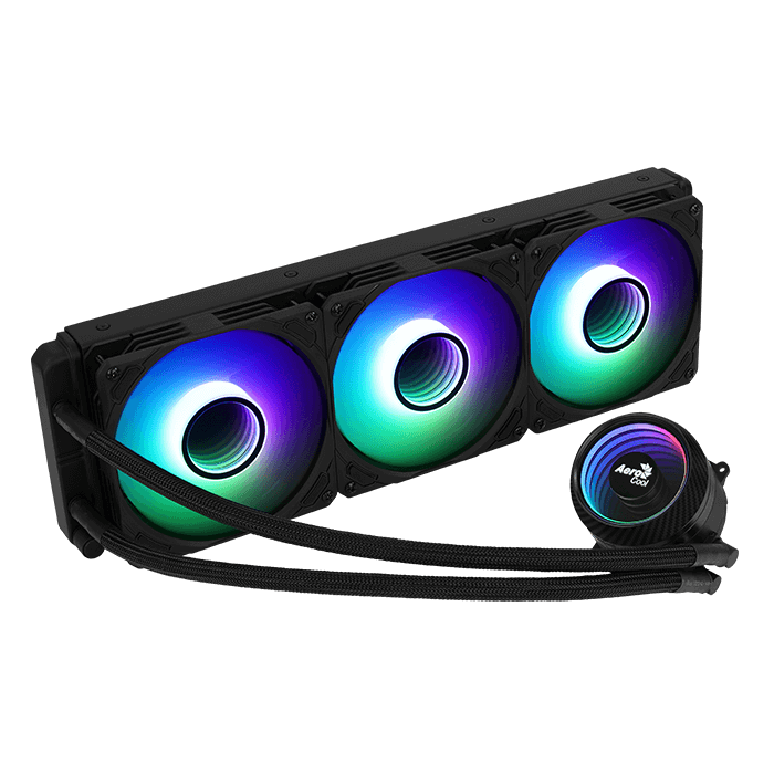 Sistema de Enfriamiento Líquido AeroCool Mirage L360 ARGB / Compatible con CPU Intel y AMD / Radiador 360mm / ARGB / Blanco - Image 2