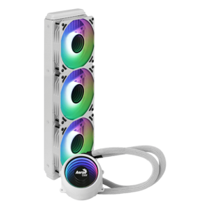 Sistema de Enfriamiento Líquido AeroCool Mirage L360 ARGB / Compatible con CPU Intel y AMD / Radiador 360mm / ARGB / Blanco
