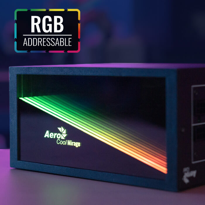 Fuente de Poder AeroCool Mirage Gold 750W / Certificación 80 Plus Gold / Modular Completa / Negro - Image 2