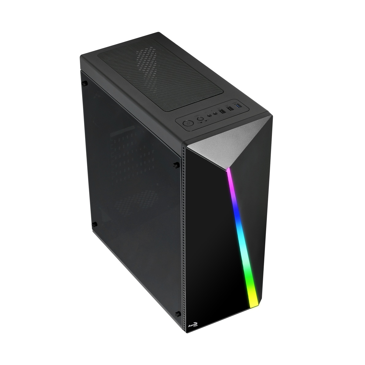 Gabinete Aerocool Cylon ARGB Negro / Midi-Tower / ATX / Fuente de Poder 700W / 80 PLUS Bronze - Image 3