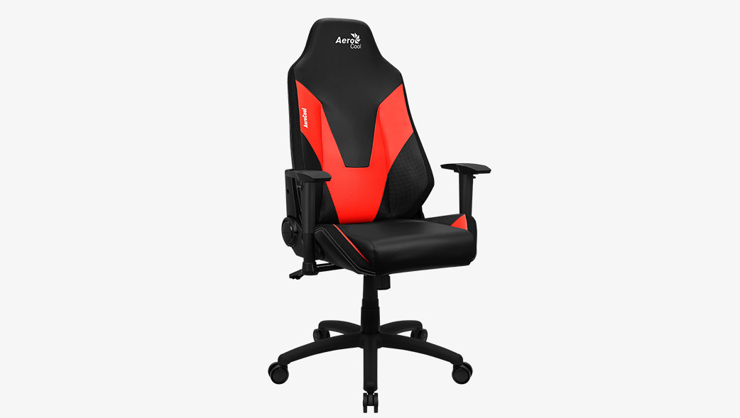 Aerocool Silla Gamer Admiral / 125 Kg / Negro y Rojo - Image 2