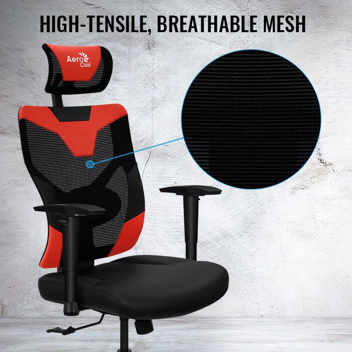 Aerocool Silla Gamer Guardian / 150 Kg / Negro - Image 4