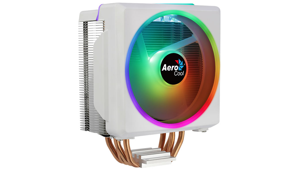 Disipador para CPU Multisocket Aerocool Cylon 4F Blanco / ARGB / 1800RPM - Image 2