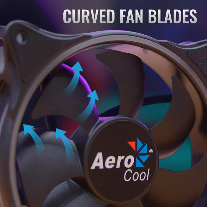 Ventilador Aerocool Eclipse 12 ARGB / 120mm / Plástico Negro - Image 4