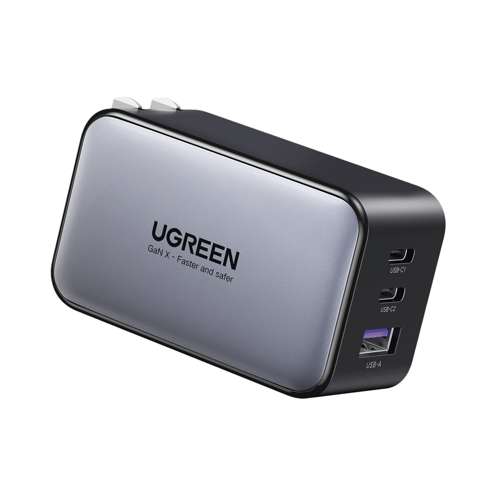 Cargador de 65W serie Nexode | 3 Puertos de Carga Rápida | 2 USB-C | 1 USB-A | Tecnología GaN II | Power Delivery 3.0 | Quick Charge 4.0 | Chip Confiable y Carga Inteligente | Optimiza la Experiencia de Carga | Carcasa Ignifuga