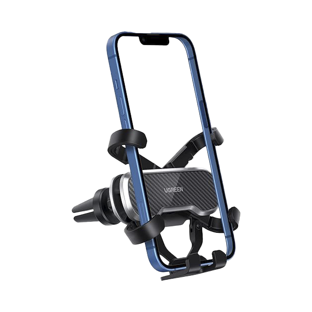Soporte de Teléfono para Rendija de Ventilación | Tecnología Gravity Drive | Rotación de 360° | Suspensión por Goma | 5 Puntos de Sujeción | Compacto | Ajustable | Estable | Compatible con Rejilla de Ventilaci