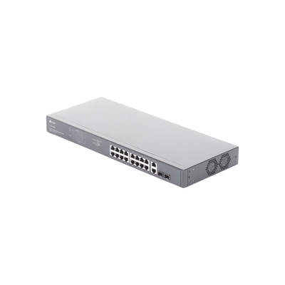 Switch no administrable de 16 puertos 10/100/1000Mbps y PoE af/at, 2 puertos SFP hasta 250W. - Image 5