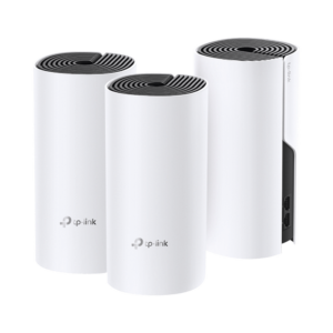 KIT 3 Routers Inalámbricos MESH Interior para Hogar / Doble Banda Wi-Fi 5 AC1200 Mbps / 2 Puerto Gigabit WAN/LAN / 2 Antenas Internas / Administración Mediante la App Deco (iOS, Android)