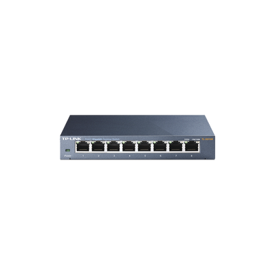 Switch Gigabit no administrable de 8 puertos 10/100/1000 Mbps / Tecnología Plug and Play / Carcasa de Metal / Soporte de Montaje en Rack. - Image 2
