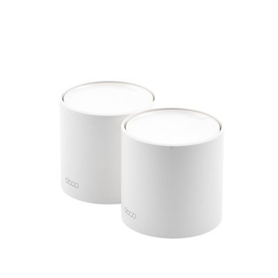 Kit 2 Routers Inalámbricos MESH Interior para Hogar / Doble Banda Wi-Fi 6 AX1800 Mbps / 2 Puerto Gigabit WAN/LAN / 2 Antenas Internas / Administración Mediante la App Deco (iOS, Android) / Protección HomeShield - Image 2