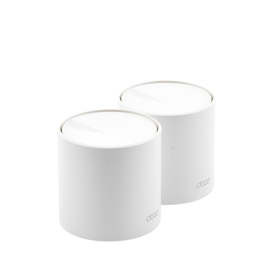 Kit 2 Routers Inalámbricos MESH Interior para Hogar / Doble Banda Wi-Fi 6 AX1800 Mbps / 2 Puerto Gigabit WAN/LAN / 2 Antenas Internas / Administración Mediante la App Deco (iOS, Android) / Protección HomeShield - Image 3