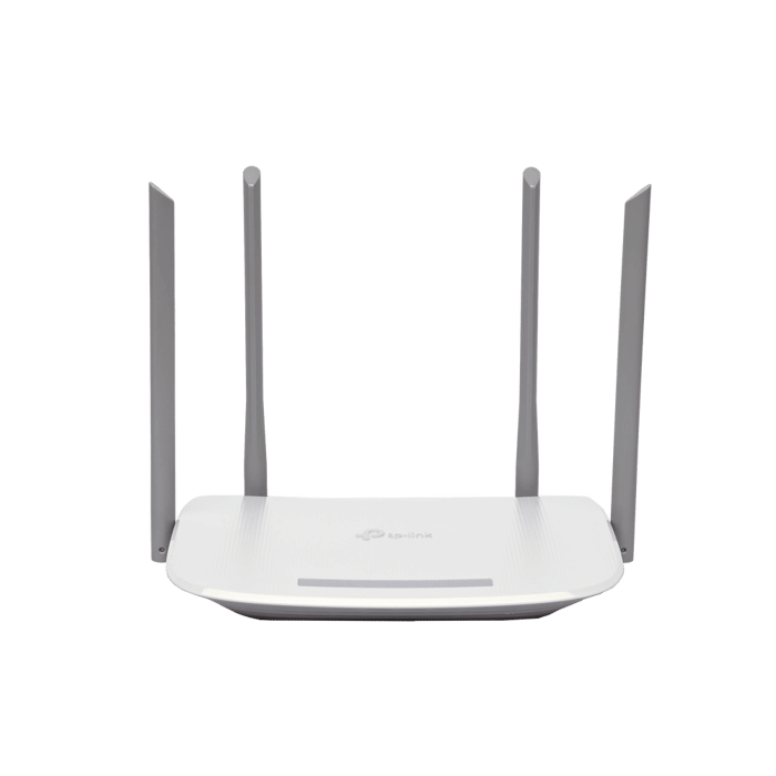 Router Inalámbrico ISP doble banda AC, 2.4 GHz y 5 GHz Hasta 1167 Mbps, 4 antenas externas omnidireccional, 3 Puertos LAN 10/100/1000 Mbps, 1 Puerto WAN 10/100/1000 Mbps