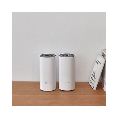 Kit de Router inalámbrico mesh Deco E4 para Hogar / Doble banda AC 1200 / 2 puertos 10/100 Mbps / Compatible con amazon alexa. - Image 4