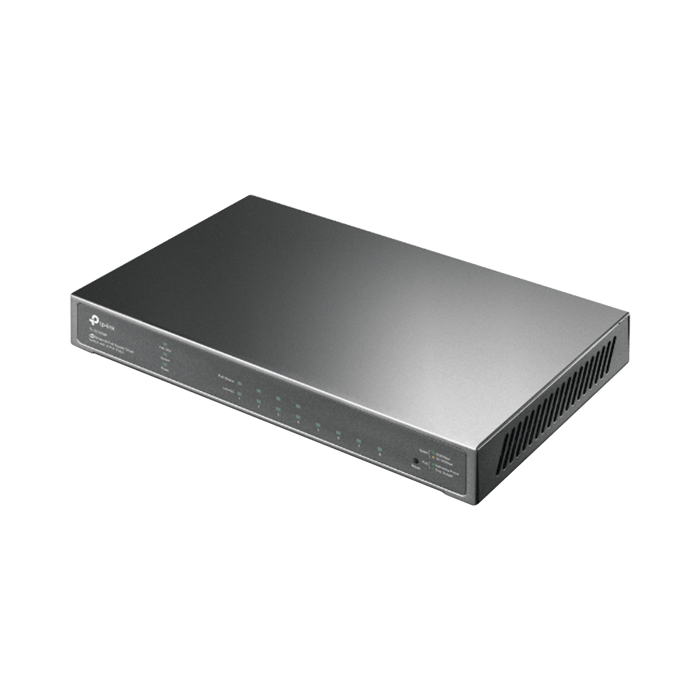 Switch PoE JetStream SDN Administrable 8 puertos 10/100/1000 Mbps, 4 puertos PoE, 62W, administración centralizada OMADA SDN