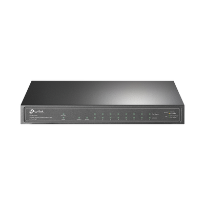 Switch de escritorio PoE+, no Administrable 8 puertos 10/100/1000 Mbps + 1 puertos 10/100/1000 Mbps (Uplink) + 1 puerto SFP, 63W - Image 2