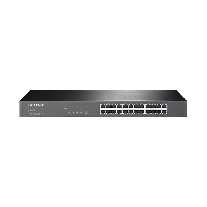 Switch Gigabit no administrable de 24 puertos 10/100/1000 Mbps