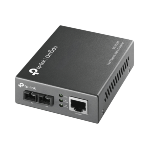 Convertidor Fibra Óptica Multimodo /  1 Puerto RJ45 10/100 Mbps / Puerto Fibra Óptica SC 100 Mbps / Hasta 2 Km / Plug and Play