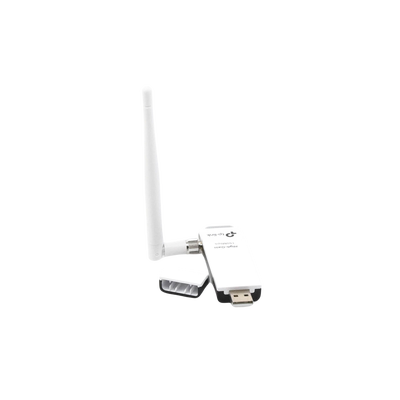 Adaptador USB inalámbrico de alta ganancia N 150 Mbps 2.4 GHz con 1 antena desmontable de 4dBi - Image 2