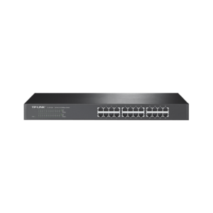 Switch no administrable de 24 puertos 10/100 Mbps para montaje en rack
