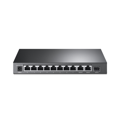 Switch PoE+ No Administrable De Escritorio 11 Puertos / 8 puertos 10/100 Mbps PoE af/at Inteligiente / Presupuesto 124 W / Hasta 250 metros - Image 3