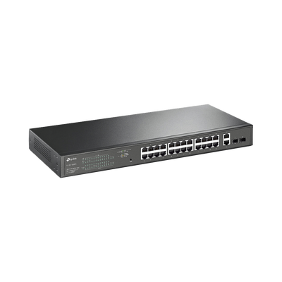 Switch PoE Administrable 24 puertos 10/100/1000 Mbps / 2 puertos SFP / 24 puertos PoE af/at / Presupuesto PoE 250W / - Image 3