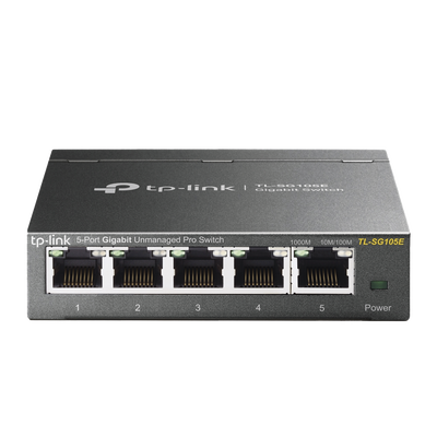 Switch Escritorio Easy Smart de 5 puertos 10/100/1000 Mbps / IGMP para Vigilancia / Calidad en el Servicio (QoS) / Gestión GUI - Image 2