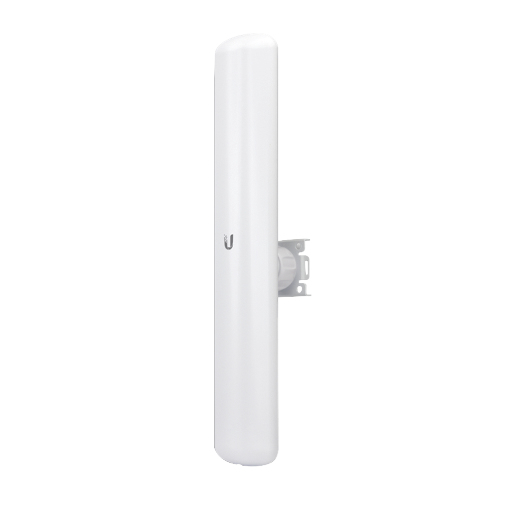 Estación Base 2x2 MIMO airMAX LiteAP AC hasta 450 Mbps, 5 GHz (5150 - 5875 MHz) con antena integrada de 16 dBi y cobertura de 120 grados
