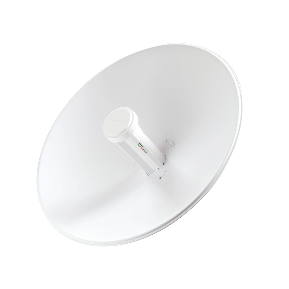 PowerBeam airMAX M5, larga distancia, frecuencia 5 GHz (5170-5875 MHz) con antena tipo plato de 25 dBi
