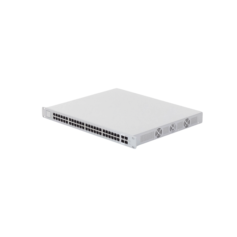 UniFi Switch PoE+/ Pasivo 24V, Administrable de 48 puertos 10/100/1000 Mbps, 2 puertos SFP Gigabit , 2 puertos SFP+ 10 G, 500W