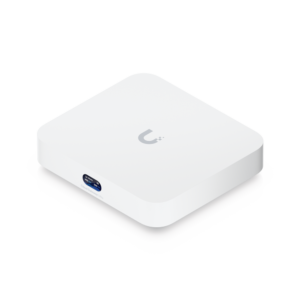 UniFi Cloud Gateway, Router multiWAN para balanceo/failover / Integra UniFi Network para administrar hasta 30 dispositivos UniFi, (1) puerto WAN 1/2.5 GbE y (4) puertos LAN GbE