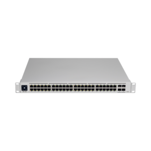UniFi Switch USW-Pro-48-POE Gen2, Capa 3 de 48 puertos PoE 802.3at/bt + 4 puertos 1/10G SFP+, 600W, pantalla informativa