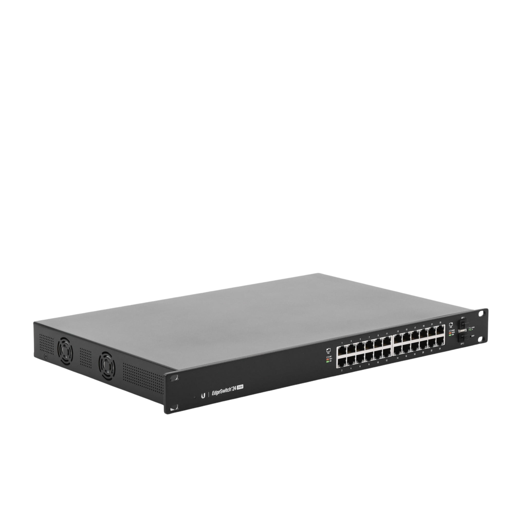 Switch EdgeMAX administrable de 24 puertos Gigabit con PoE+/PoE Pasivo 24V + 2 Puertos SFP, 250 W - Image 2
