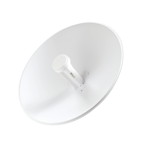 PowerBeam airMAX M2, hasta 150 Mbps, frecuencia 2 GHz (2405 - 2475 MHz) con antena tipo plato de 18 dBi