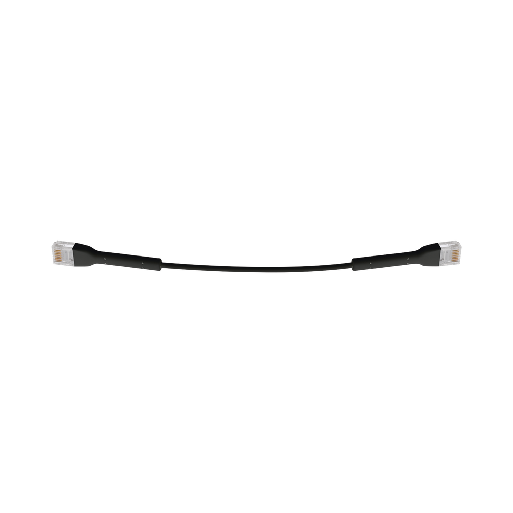 UniFi Ethernet Patch Cable Cat6 de 22 cm, color negro - Image 2