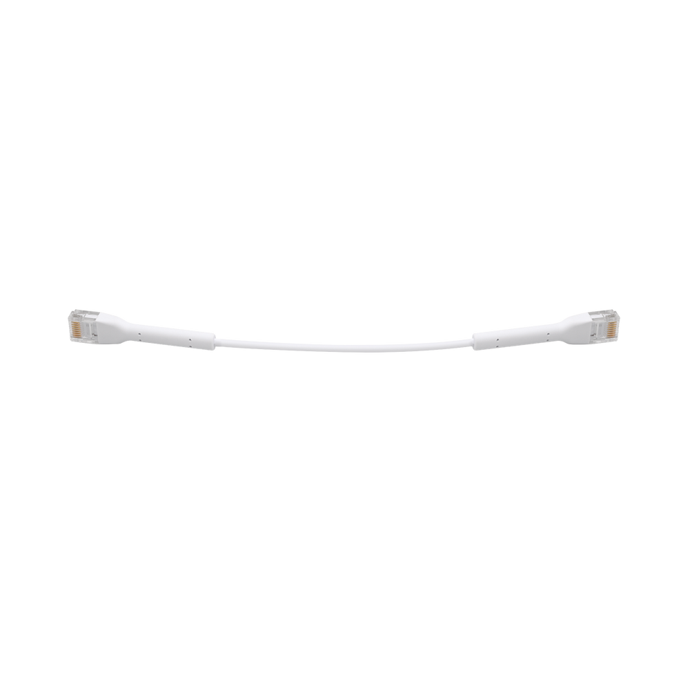 UniFi Ethernet Patch Cable Cat6 de 22 cm, color blanco - Image 2