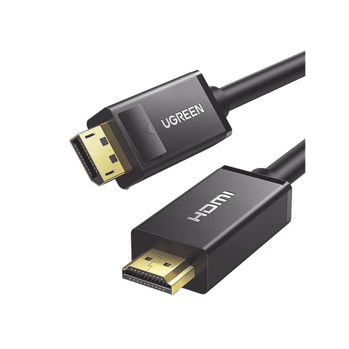 Cable DP Macho a HDMI Macho / Longitud 3m / Soporta 4K@30Hz / Soporta 3D / Cobre Estañado 28AWG / Blindaje interno múltiple / Transmisión Unidireccional / Botón de Liberación / Chip de Última Generación