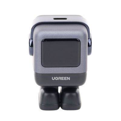 Cargador Mini GaNRobot 30W serie Nexode | 1 USB-C de Carga Rápida | Tecnología GaN II | Multiprotocolo PD/QC/SCP/FCA | Carga Inteligente | Pantalla LED | Zapato Magnético Extraíble | Thermal Guard | Color Negro. - Image 5