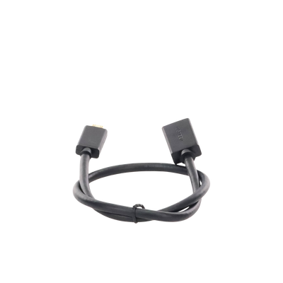 Adaptador Mini HDMI a HDMI (HDMI Tipo C) / 18Gbps / 4K@60Hz / HDR / Tecnología 3D / ARC / Carcasa PC+ABS / HDCP/ Longitud de 22 cm - Image 2
