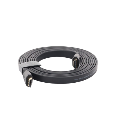 Cable HDMI 2.0 Plano de 3 m / 4K@60Hz / HDR / 3D / HEC (Canal Ethernet HDMI) / ARC (Canal de Retorno de Audio) / Color Profundo de 48 bits / Audio de 32 canales / HDCP /Audio Dolby True HD 7.1 / 18 Gbps / Estañado y Triple Blindaje / Anti Interfere - Image 2